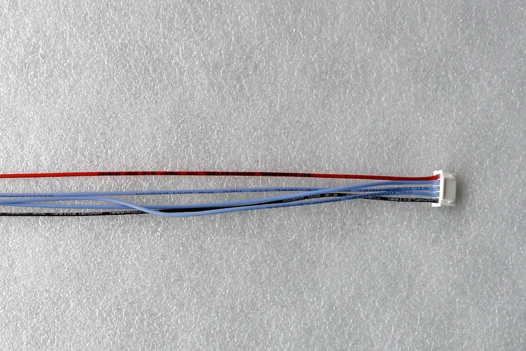 XH-Buchse 5-polig mit 30cm Silikonlitze