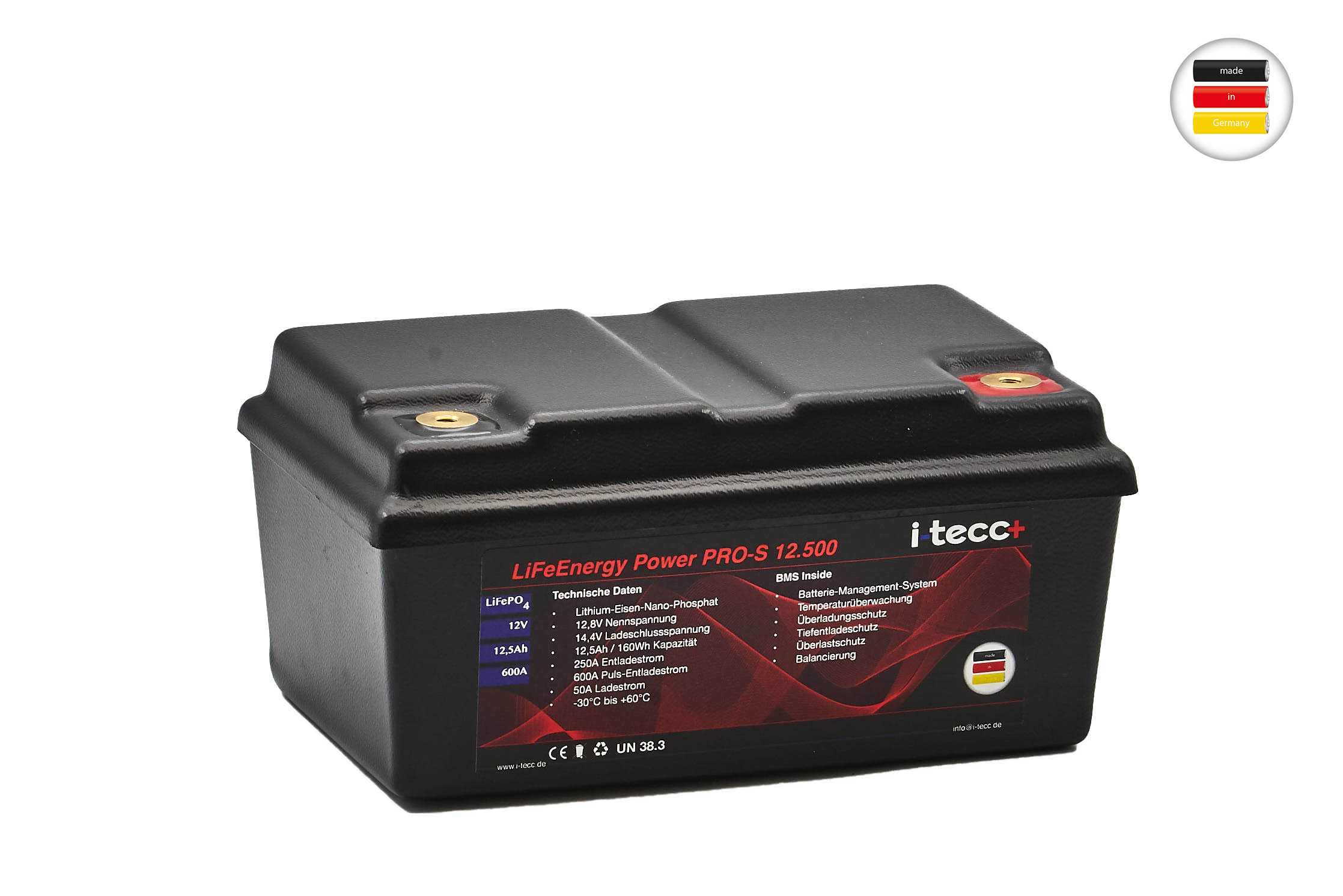 LiFePO4 Starterbatterie Power Pro S 12.500