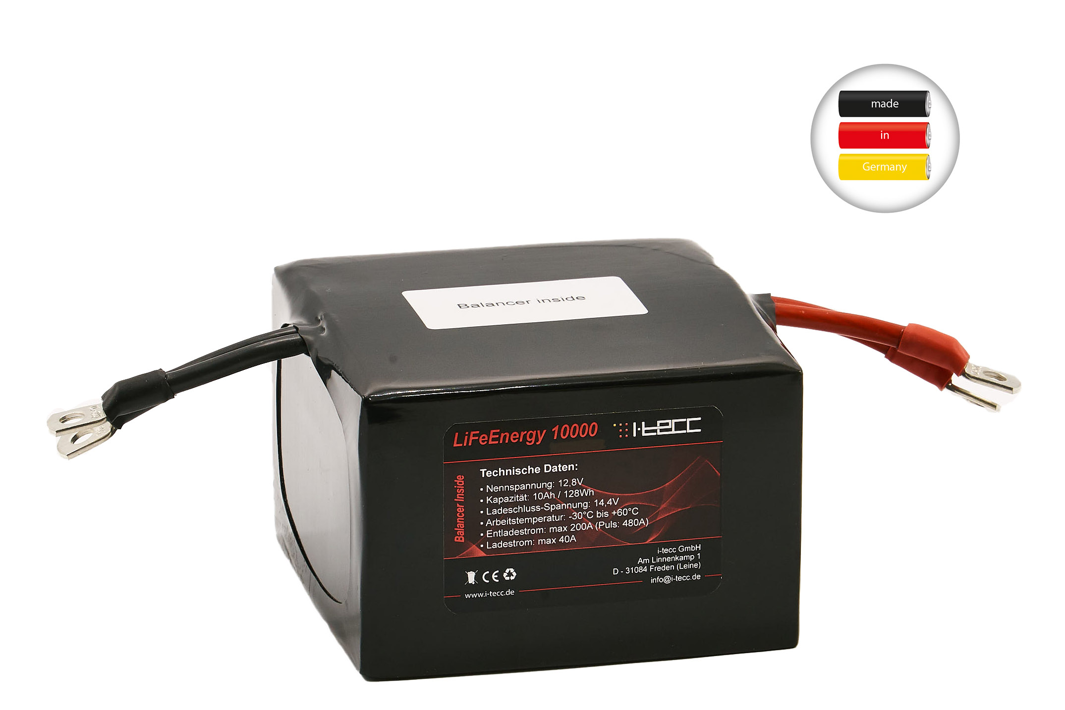 LiFePO4 Starterbatterie 10Ah A123 Zellen