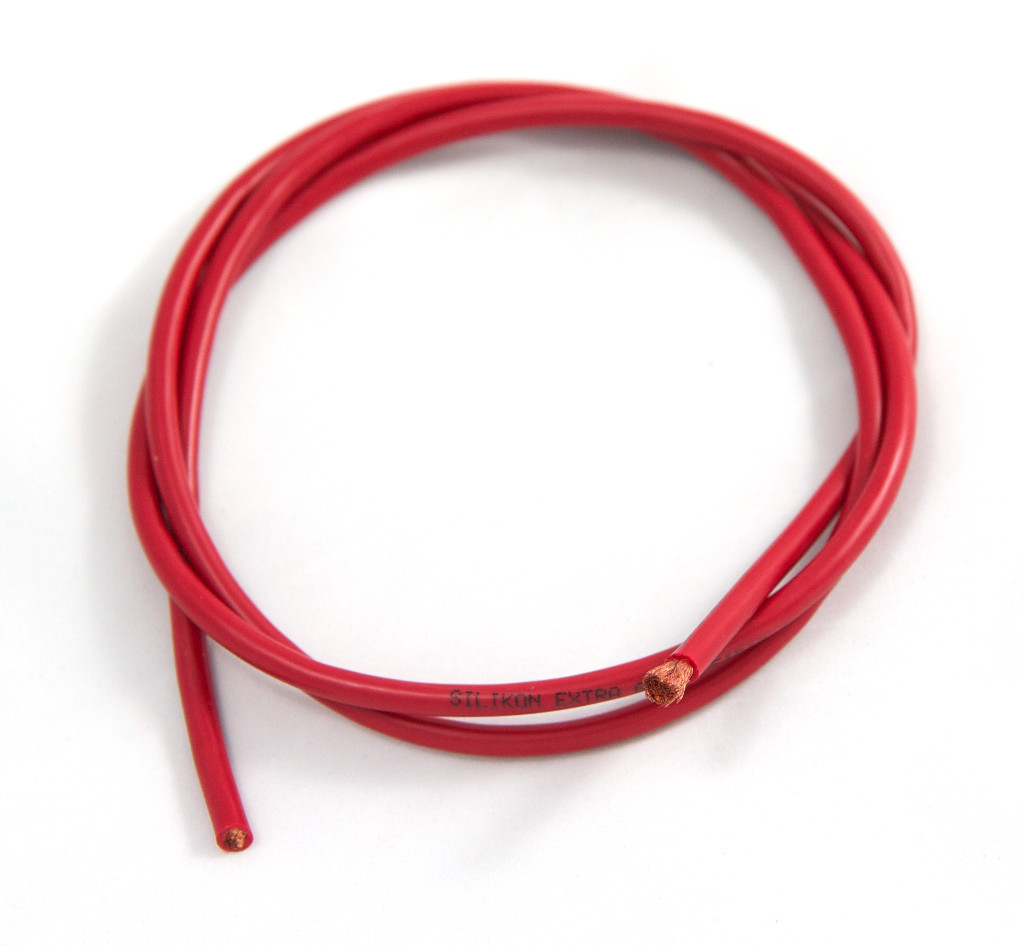Silikonkabel 1,5mm² rot