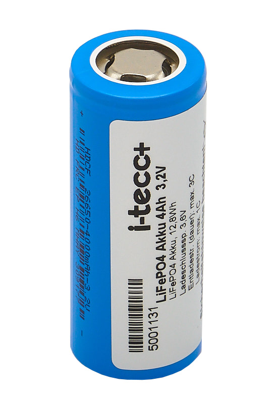 LiFePO4-Zelle 26650 3,2V 4Ah