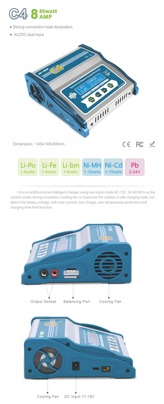 Seitenansicht C4 Charger