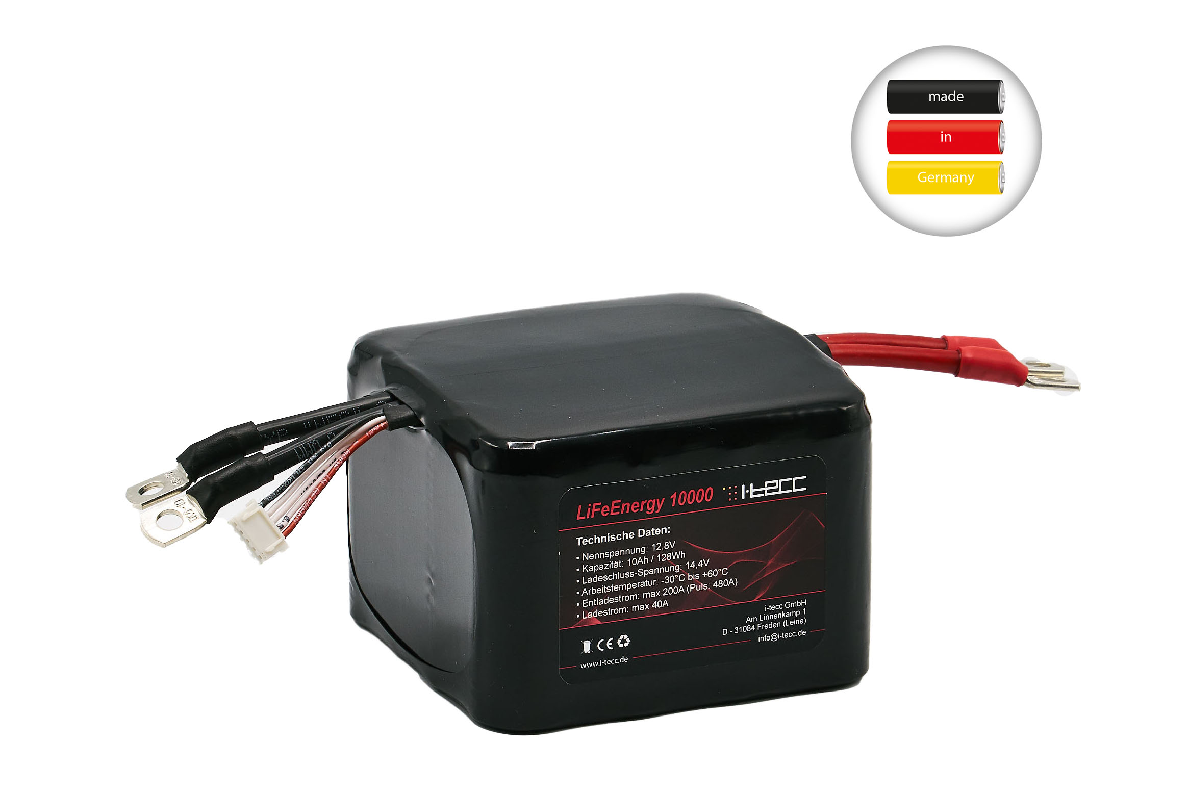 LiFePO4 Starterbatterie 10Ah A123-Zellen