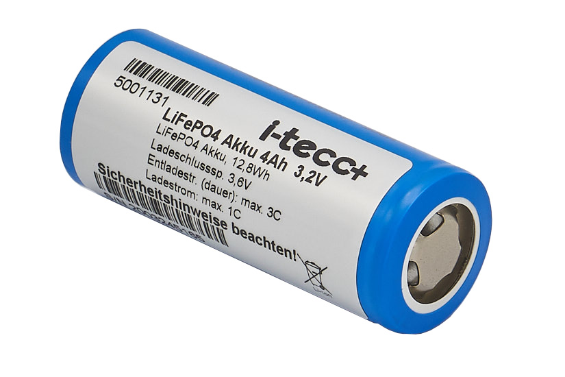 LiFePO4-Zelle 26650 3,2V 4Ah