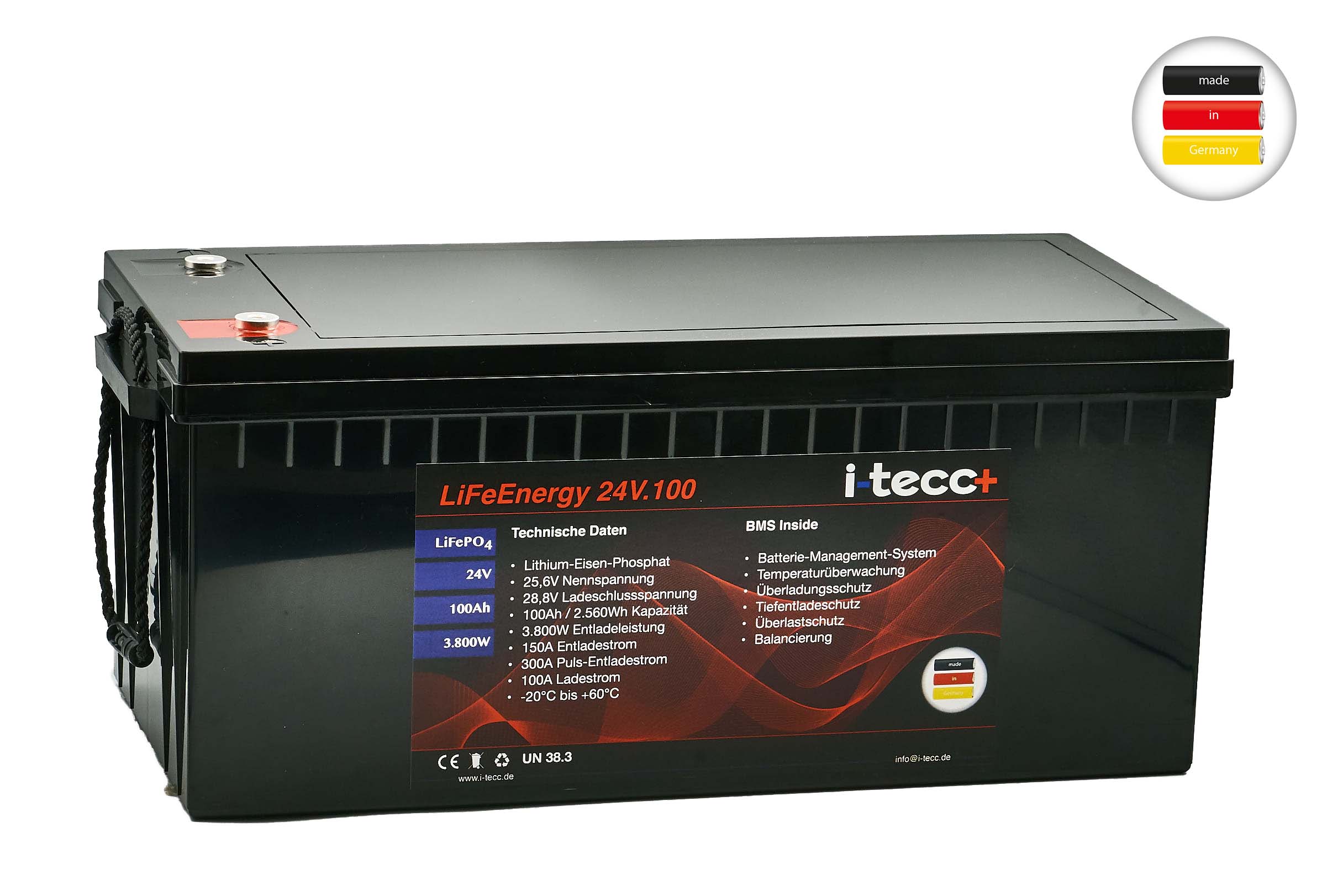 LiFePO4 Batterie 24V 100Ah